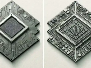 "Comparative diagram showcasing the architectural differences between GB202 and GB203 GPUs, highlighting key features and performance metrics."