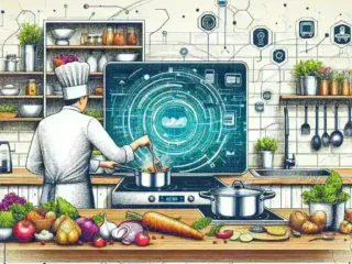 "Screenshot of Hulu's integrated shopping feature showcasing cooking show recipes and clickable product links, enhancing viewer engagement and convenience."