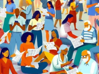 "Google News logo alongside diverse nonprofit local journalism outlets, highlighting expanded partnerships to support quality news coverage in communities."